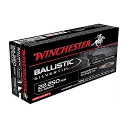 22-250 Remington -  BALISTIC SILVERTIP de 55 gr.