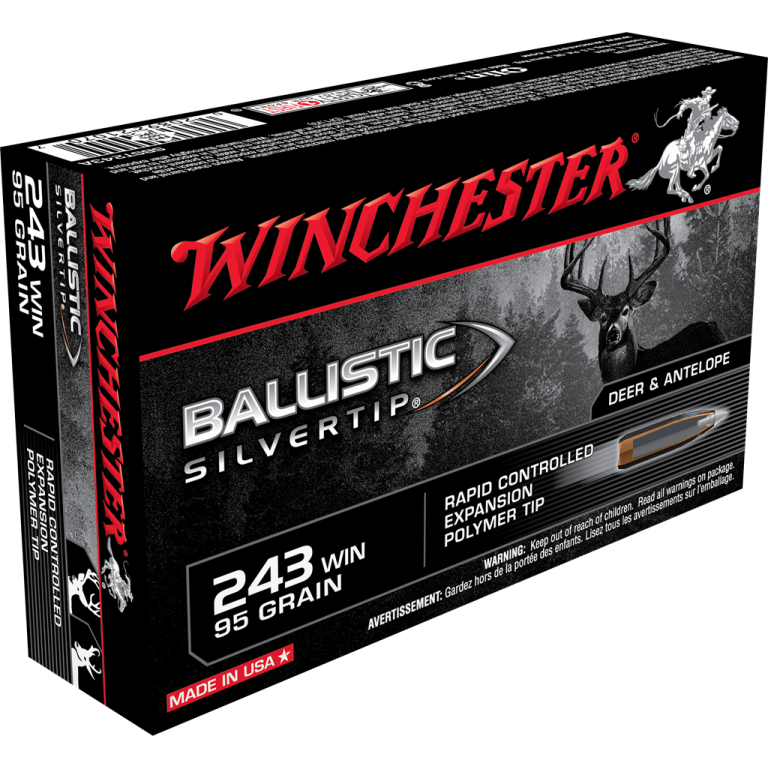 243 Winchester - Ballistic Silvertip 95 gr.