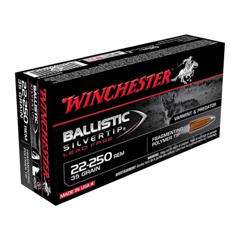 22-250 Remington - Ballistic Silvertip LF de 35 gr.